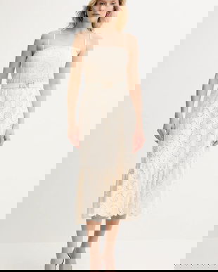 Twinset rochie din bumbac