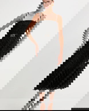 Twinset rochie din bumbac