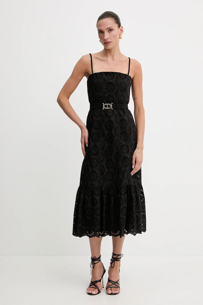 Twinset rochie din bumbac