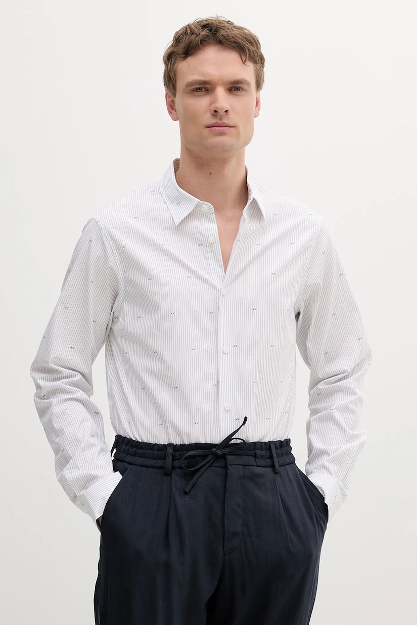 Armani Exchange cămașă din bumbac