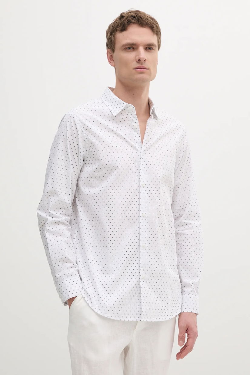 Armani Exchange cămașă din bumbac