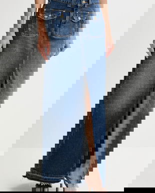 Guess fustă jeans SKYLA