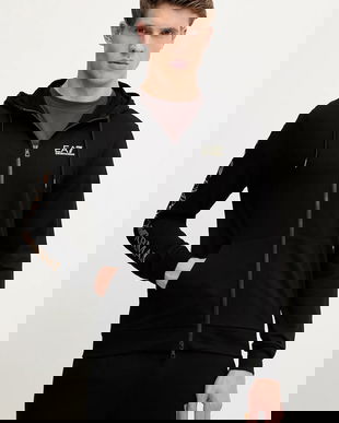 EA7 Emporio Armani hanorac de bumbac