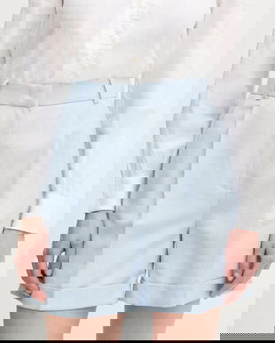 Tommy Hilfiger pantaloni scurți din amestec de in