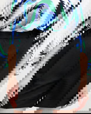 Tommy Hilfiger pantaloni scurți din amestec de in