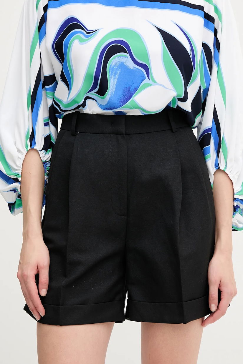 Tommy Hilfiger pantaloni scurți din amestec de in