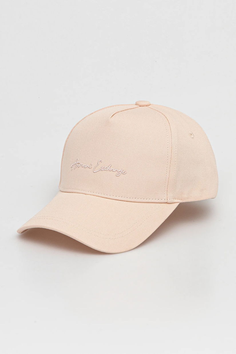 Armani Exchange șapcă de baseball din bumbac