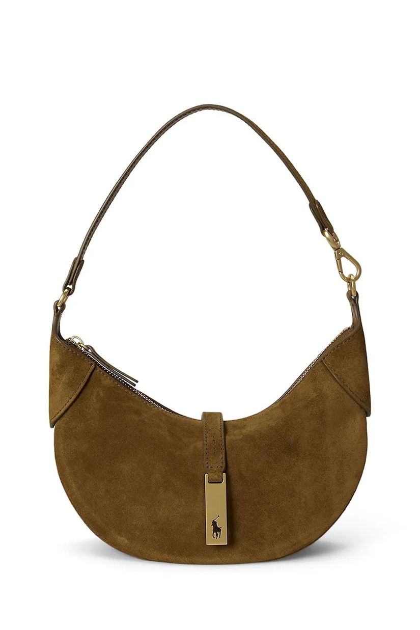 Polo Ralph Lauren geantă de mână din piele întoarsă