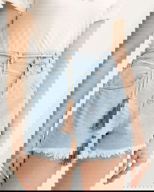 Liu Jo pantaloni scurți din denim