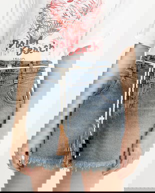 Liu Jo pantaloni scurți din denim