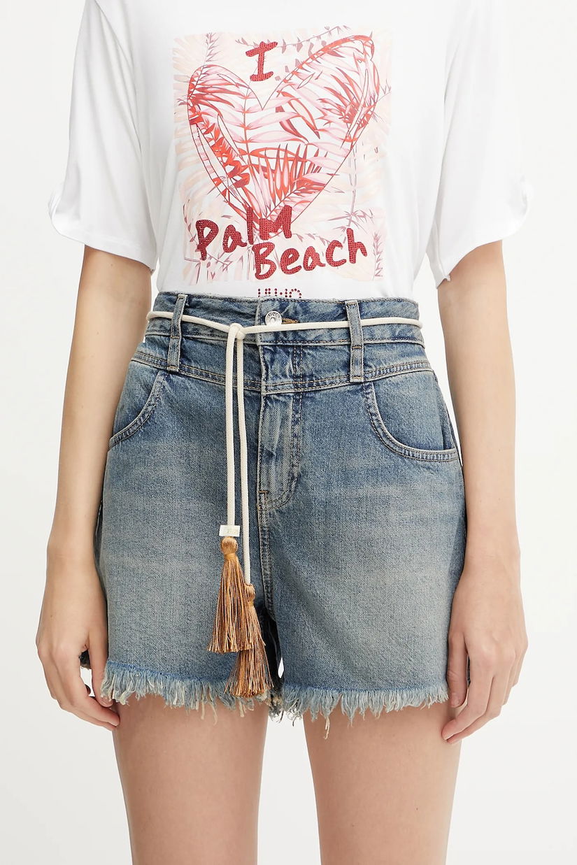 Liu Jo pantaloni scurți din denim
