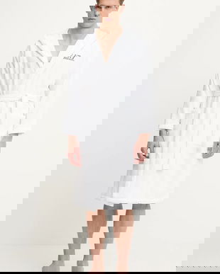 EA7 Emporio Armani halat de baie din bumbac