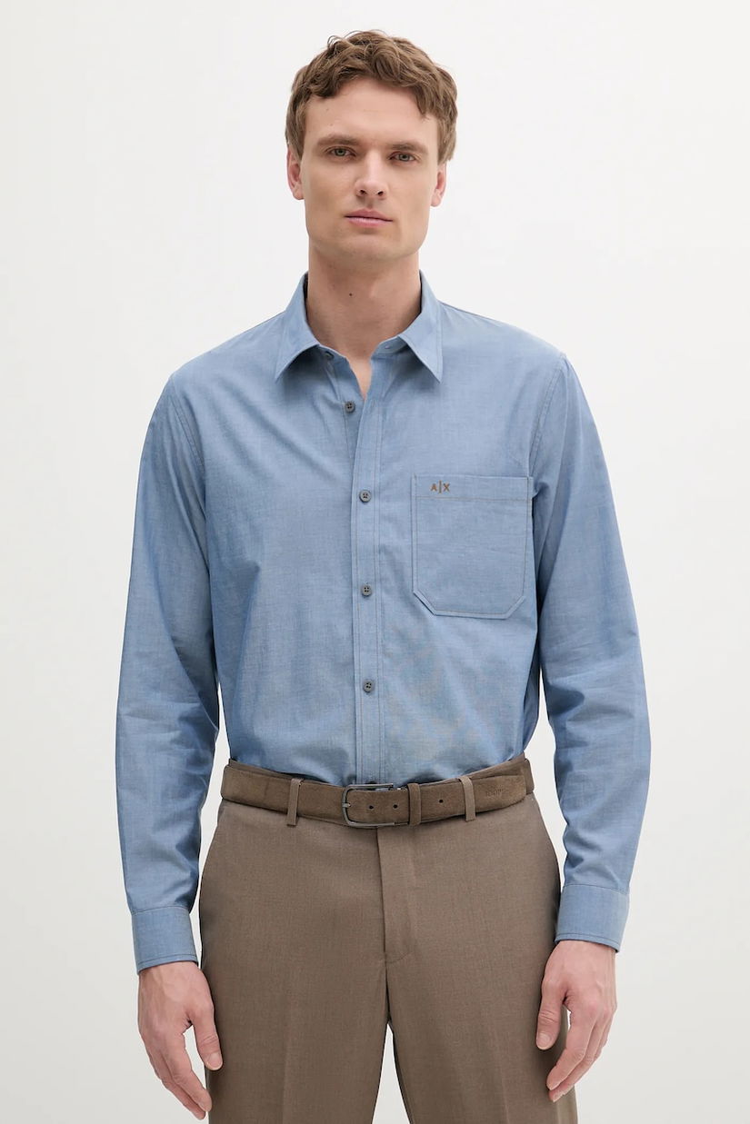 Armani Exchange cămașă din bumbac