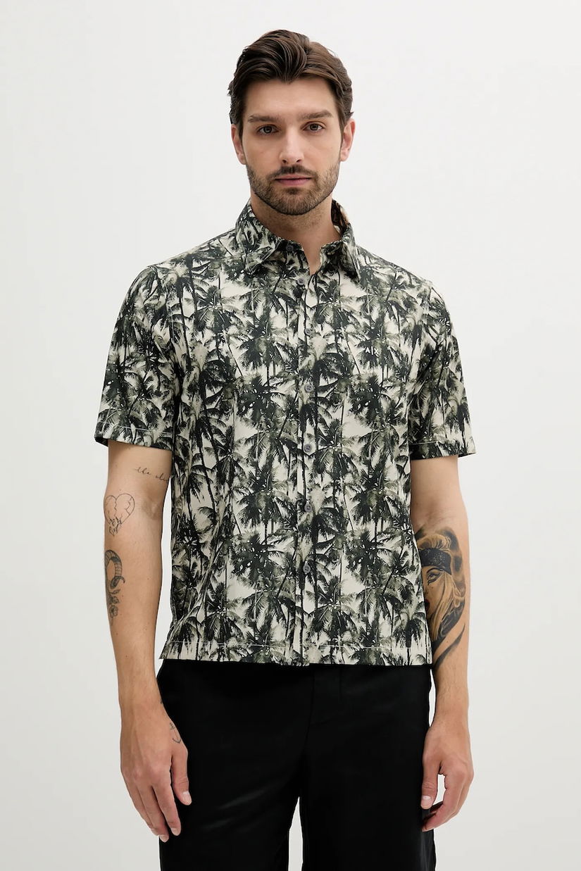 Armani Exchange cămașă din bumbac