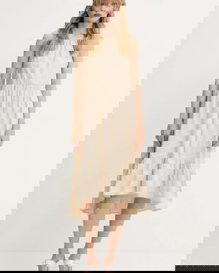 Armani Exchange rochie din bumbac