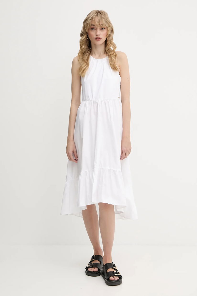 Armani Exchange rochie din bumbac