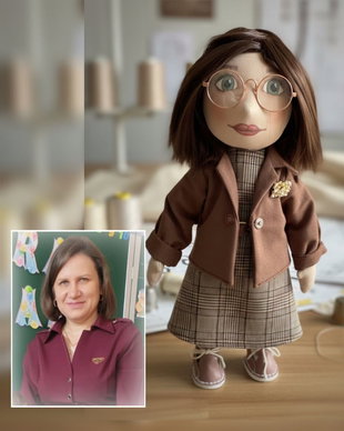 Păpușă de colecție personalizată  Cadou exclusiv Mini-Eu după fotografie