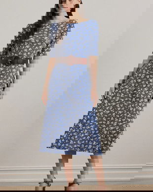 Lauren Ralph Lauren rochie din bumbac