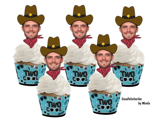 Toppere cowboy aniversări bărbați