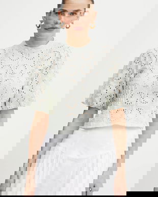 Twinset bluză din bumbac