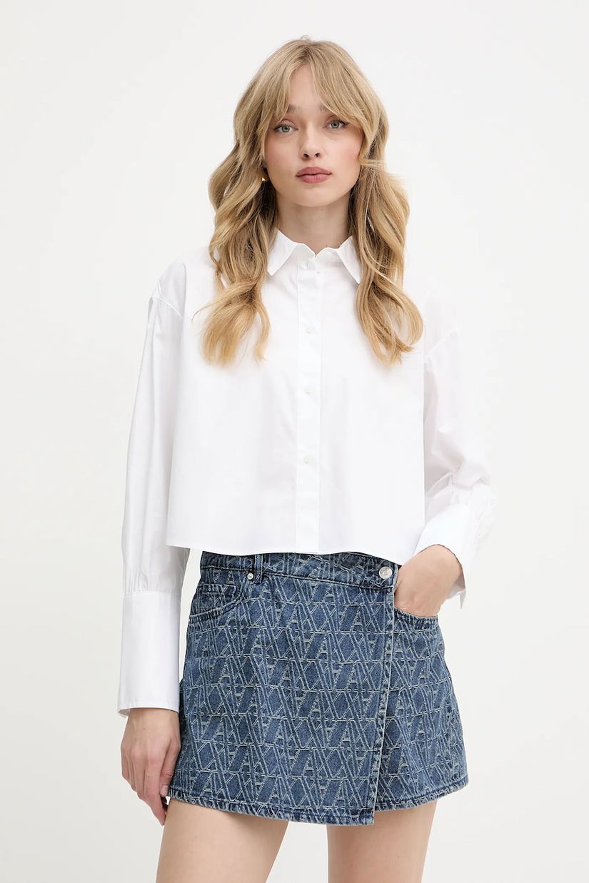 Armani Exchange cămașă din bumbac