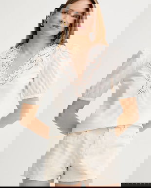 Twinset bluză din bumbac