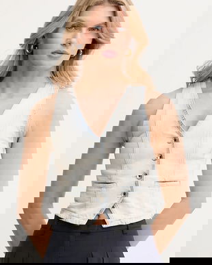 Patrizia Pepe vestă din denim