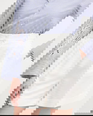 Tommy Hilfiger pantaloni scurți din amestec de in