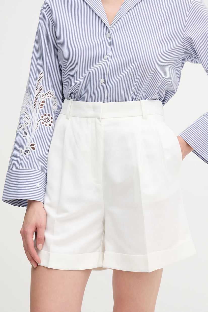 Tommy Hilfiger pantaloni scurți din amestec de in