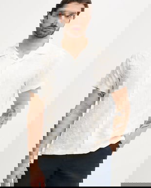 Guess cămașă din amestec de in MOSLEY