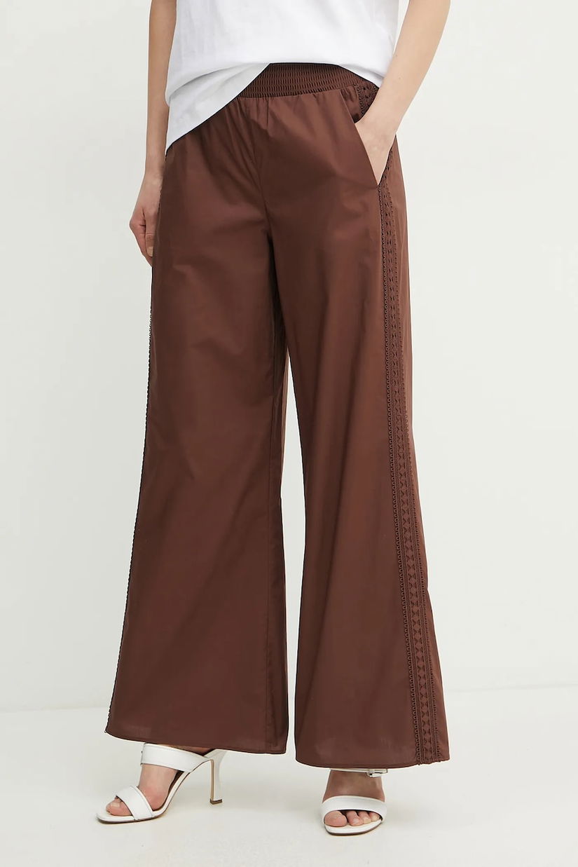 Twinset pantaloni de bumbac