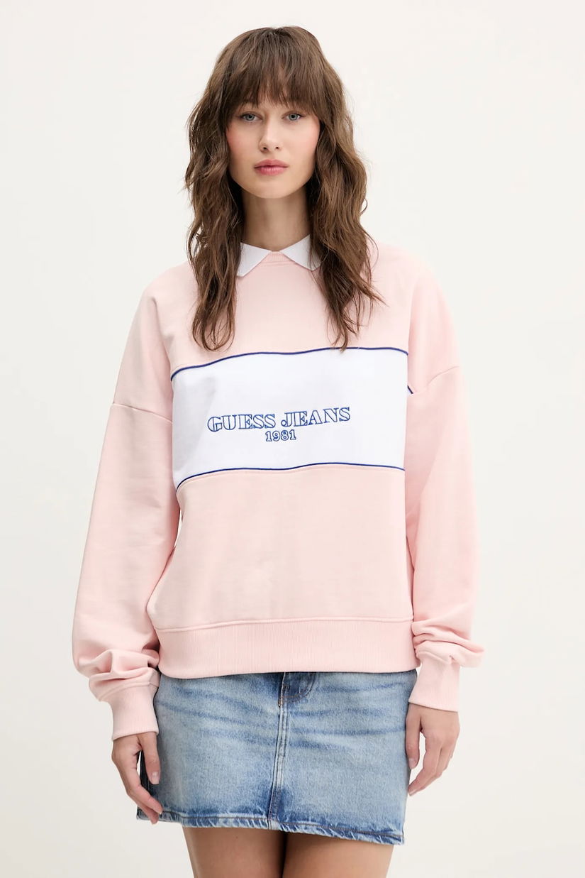 Guess Jeans hanorac de bumbac