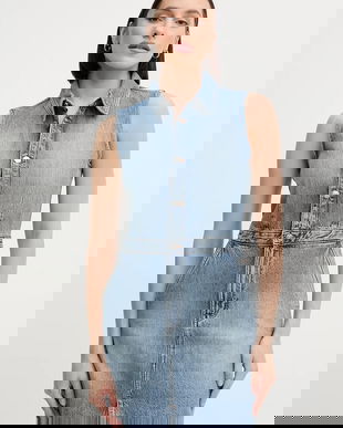 Calvin Klein Jeans rochie din denim