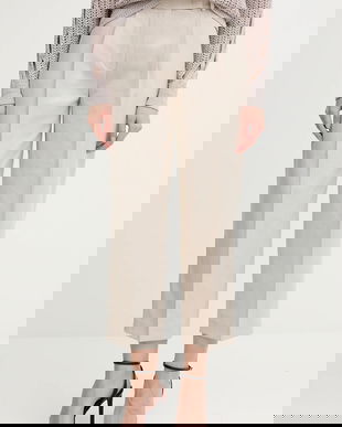 Tommy Hilfiger pantaloni din amestec de in