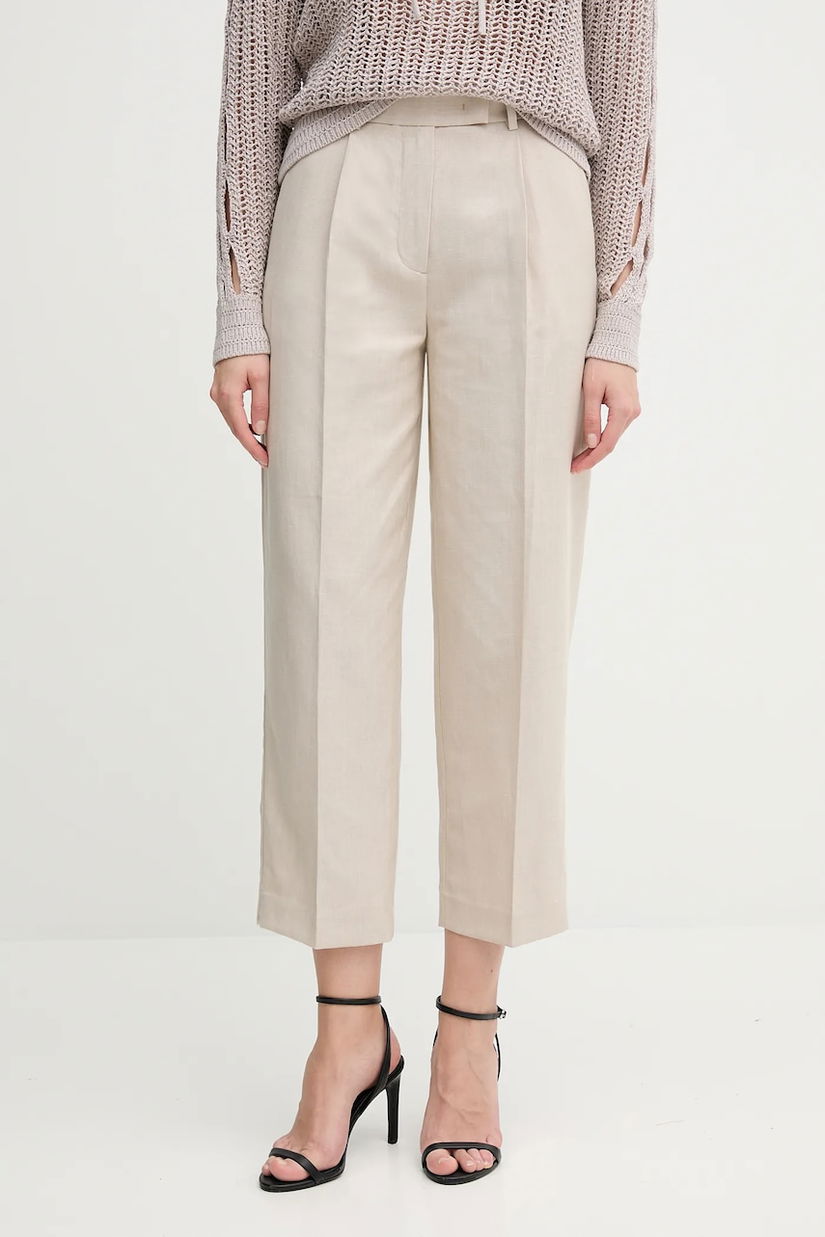 Tommy Hilfiger pantaloni din amestec de in