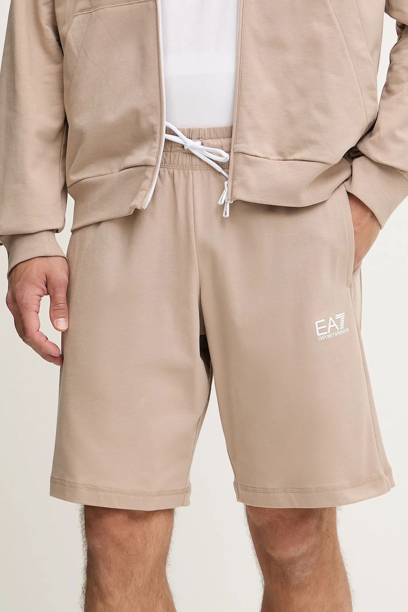 EA7 Emporio Armani pantaloni scurți  din bumbac
