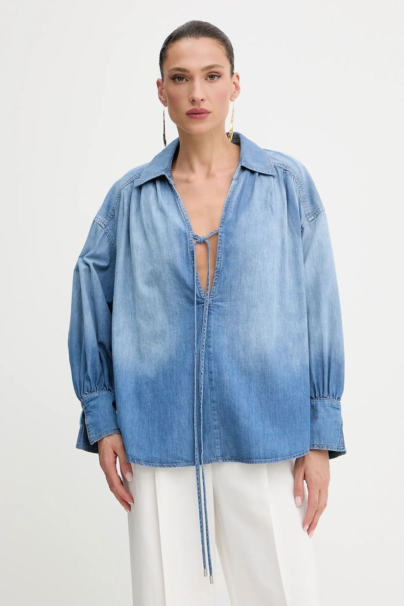 Pinko bluză subtire de blugi