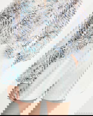 Guess pantaloni scurți din amestec de in SHAYE