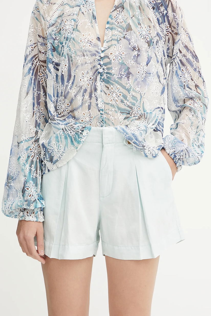 Guess pantaloni scurți din amestec de in SHAYE