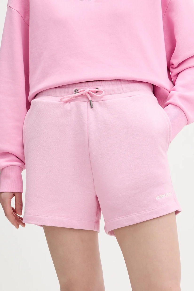 Guess Jeans pantaloni scurți din bumbac