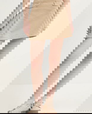 Hugo Blue fustă din bumbac