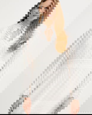 Twinset rochie din bumbac