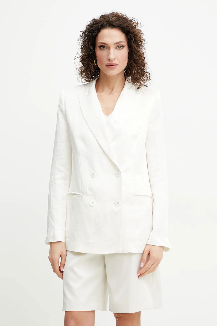 Twinset blazer din amestec de in