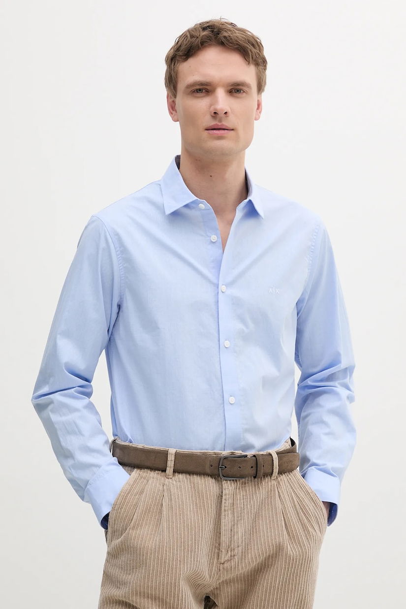 Armani Exchange cămașă din bumbac