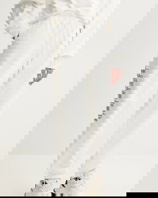 Pinko pantaloni de trening din bumbac