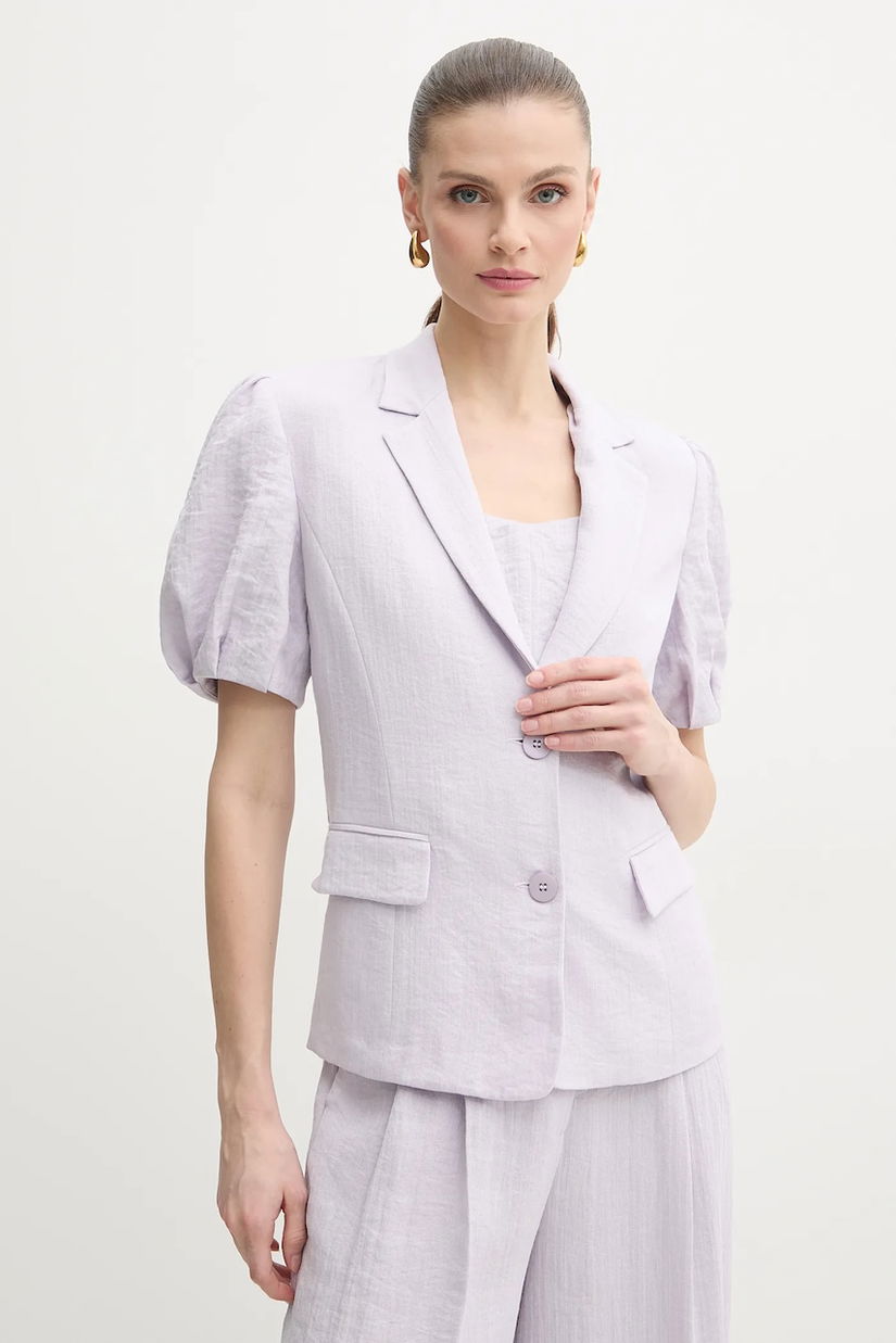 Twinset blazer din amestec de in