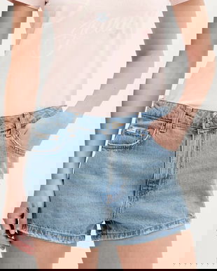 Guess Jeans pantaloni scurți jeans