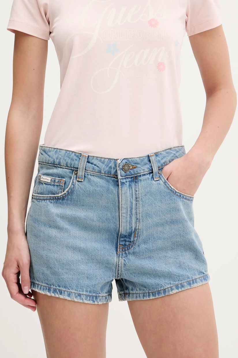 Guess Jeans pantaloni scurți jeans