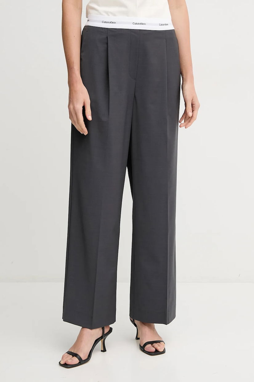 Calvin Klein pantaloni de lână