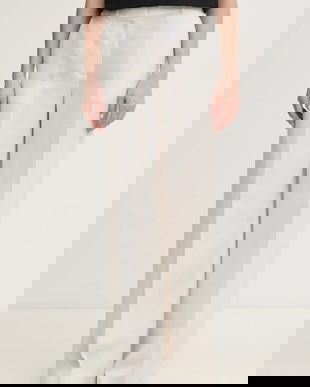 Calvin Klein pantaloni din amestec de in